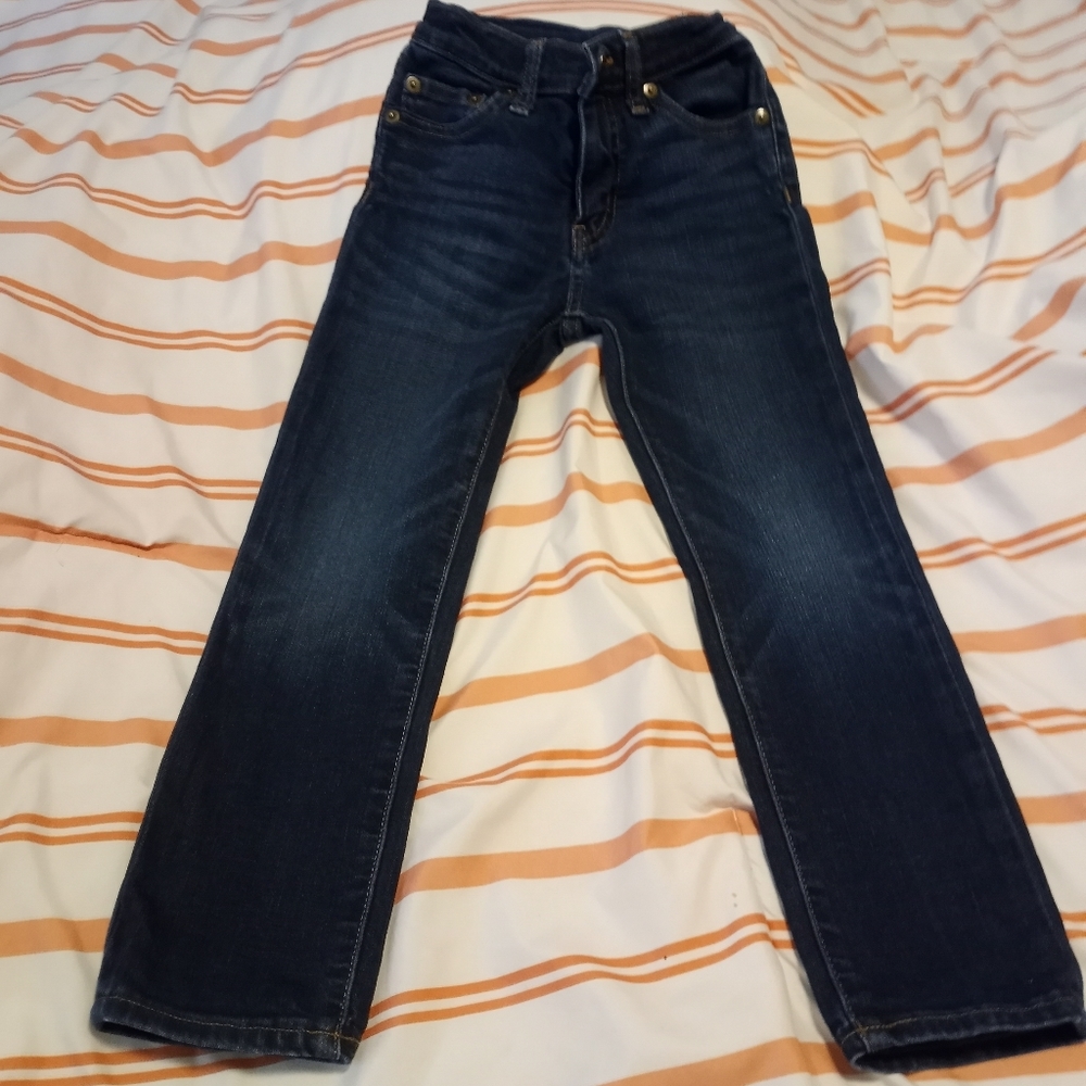 Boy blue jeans